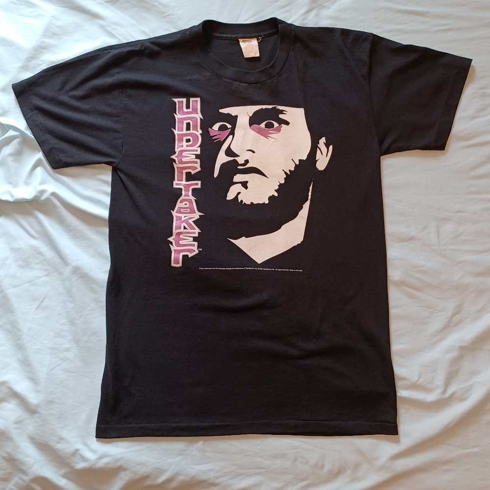 Vintage 1992 WWF Wrestling Undertaker Single Stitch T-Shirt Adult Size Large